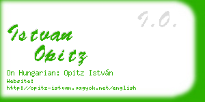istvan opitz business card